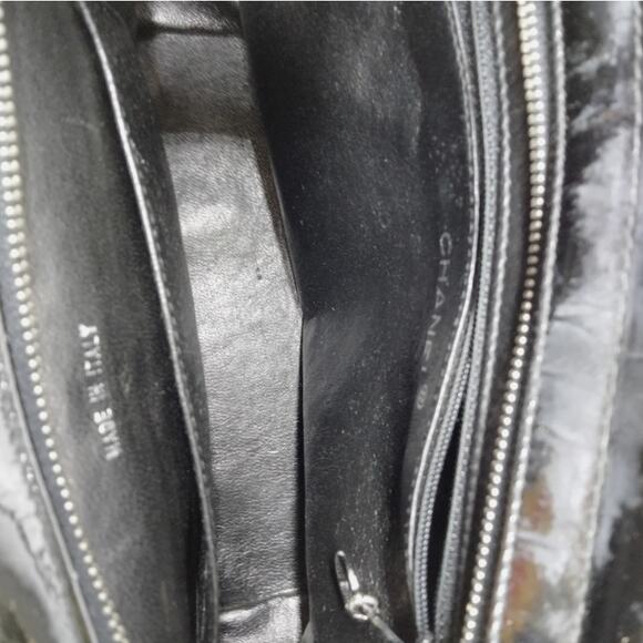 💎✨Authentic✨💎Chanel Handbag Black Patent Leather - Picture 7 of 15